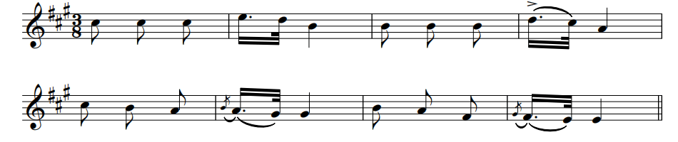 2020年下半年教师资格证考试《高中音乐》题(考生回忆版)(图8) 2020年下半年教师资格证考试《高中音乐》题(考生回忆版)(图8)